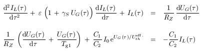 Schwingungs-Gleichungen